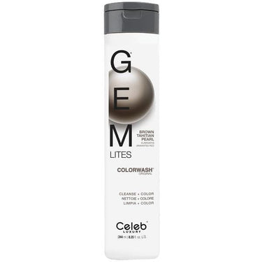 GEM LITES_Gem Lites Colorwash Brown Tahitian Pearl 244ml / 8.25oz_Cosmetic World